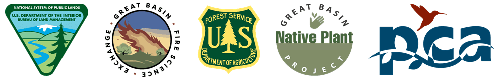 Collage of logos featuring: BLM, GBFSE, USFS, GBNPP, PCA